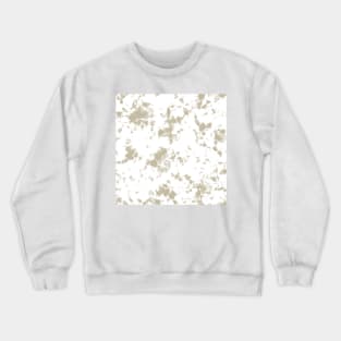 Natural beige and white Storm - Tie-Dye Shibori Texture Crewneck Sweatshirt